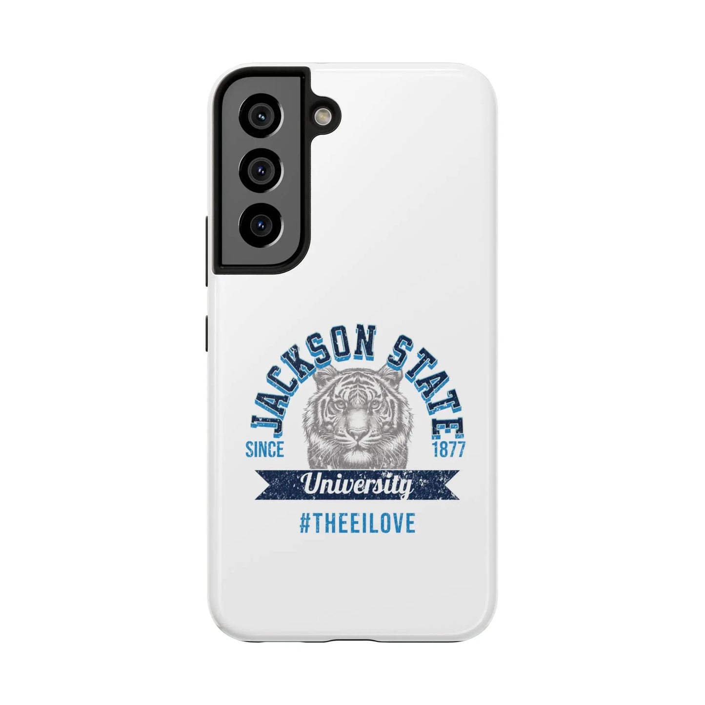 Jackson State University Thee I Love Blue - White Case Printify