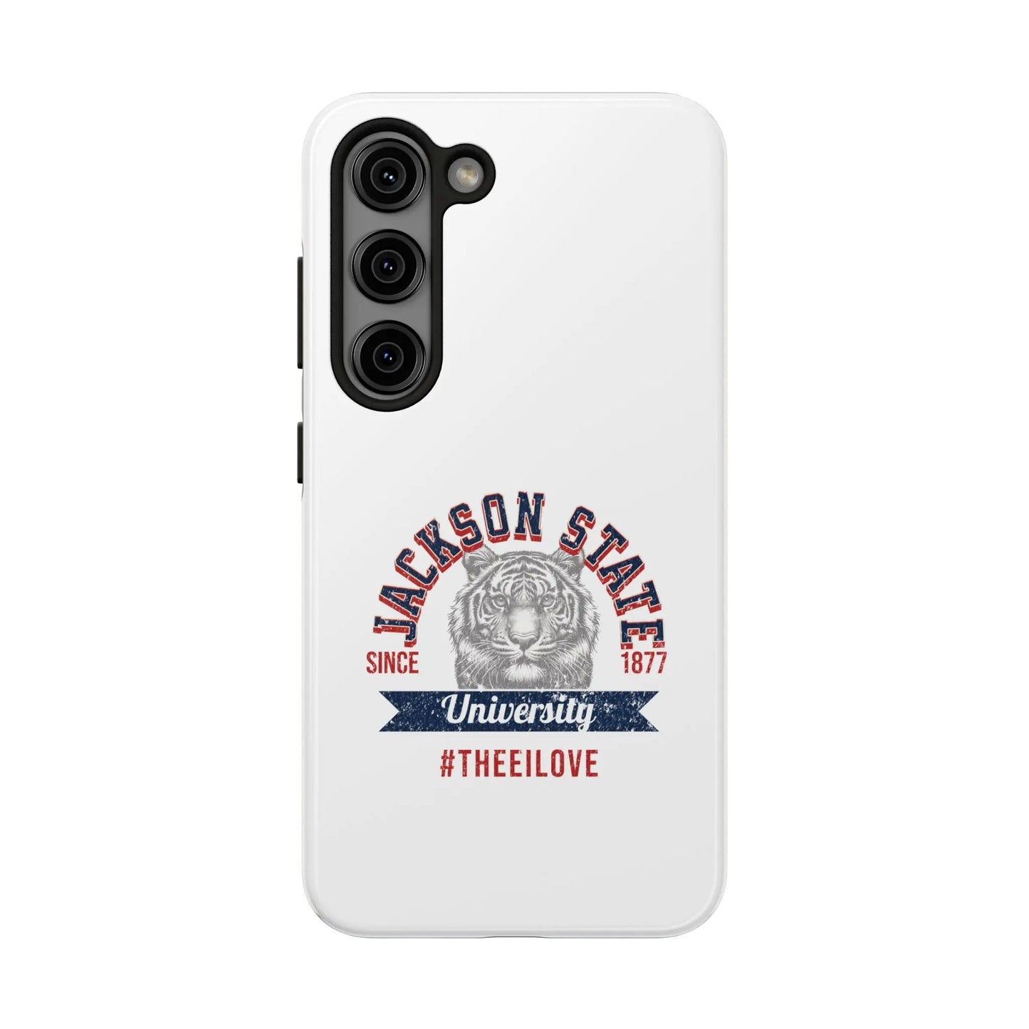 Jackson State University Thee I Love Red - White Case Printify