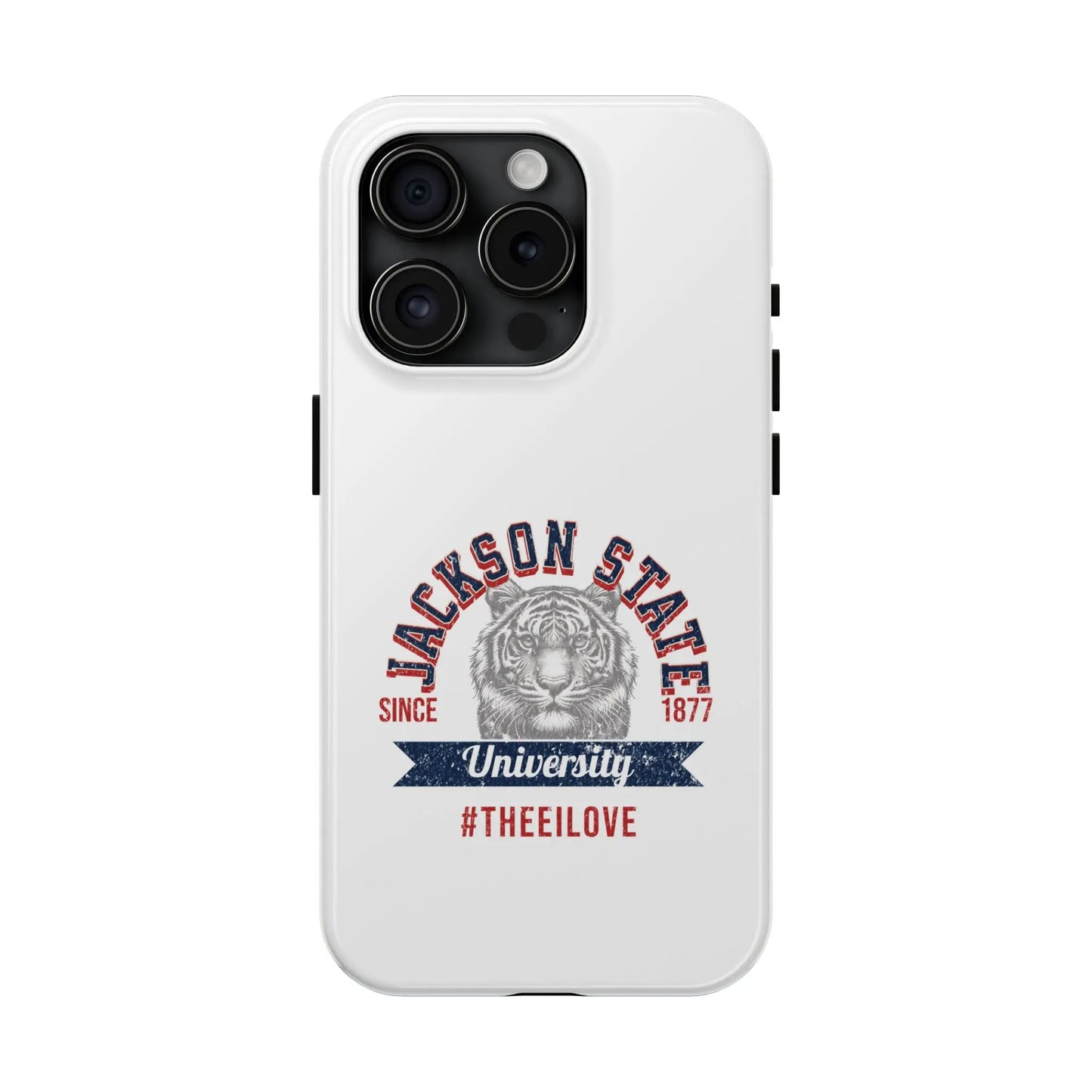 Jackson State University Thee I Love Red - White Case Printify