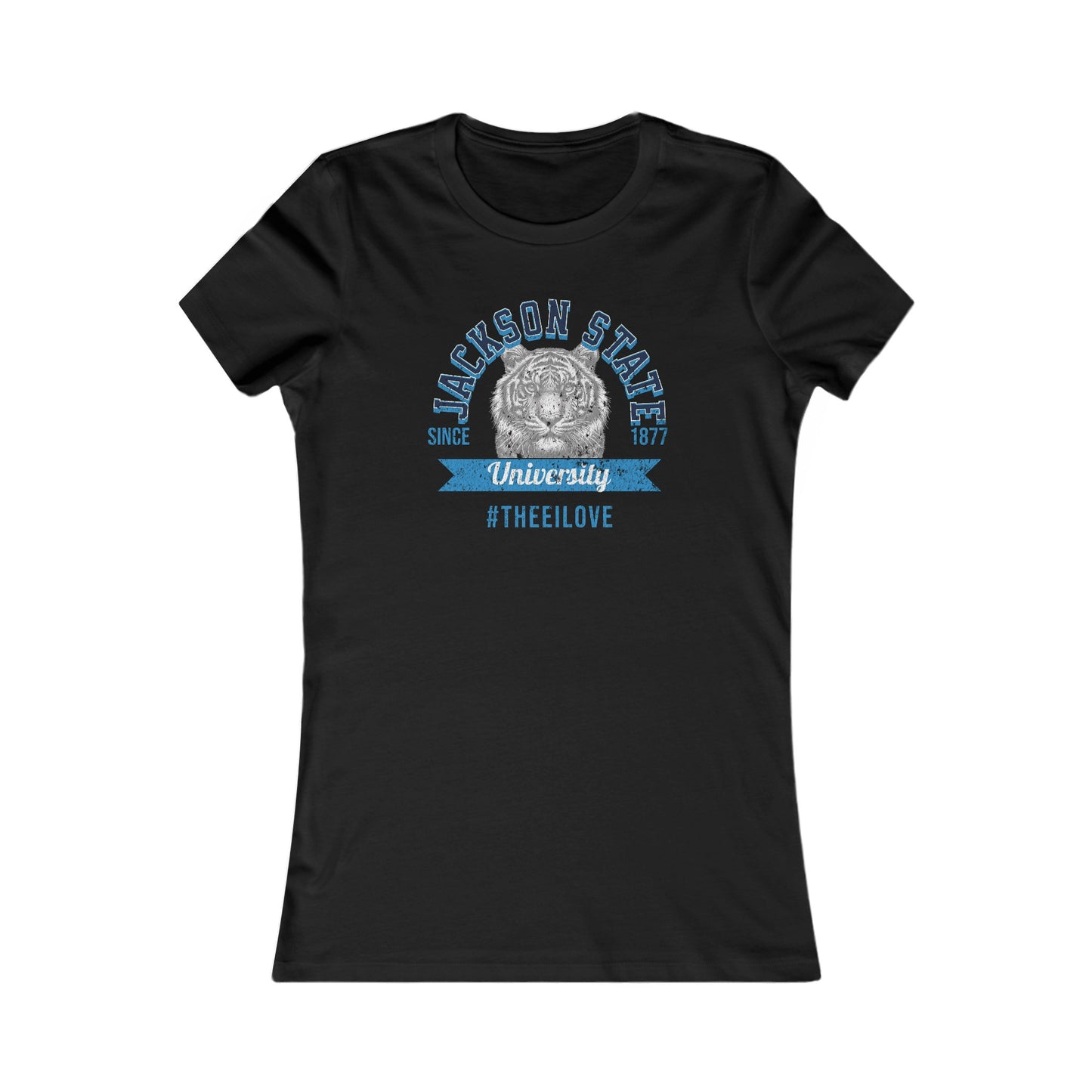 Jackson State University Thee I Love Women's Baby Blue Favorite Tee Printify