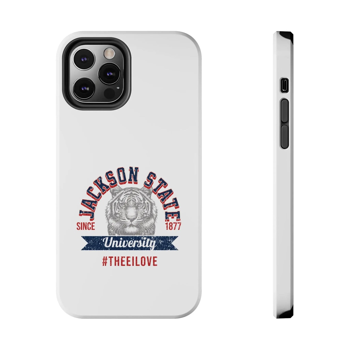 Jackson State University Thee I Love Red - White Case Printify