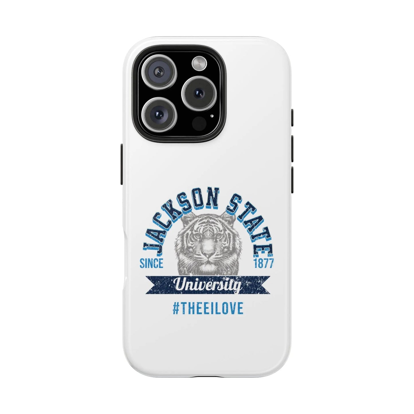 Jackson State University Thee I Love Blue - White Case Printify