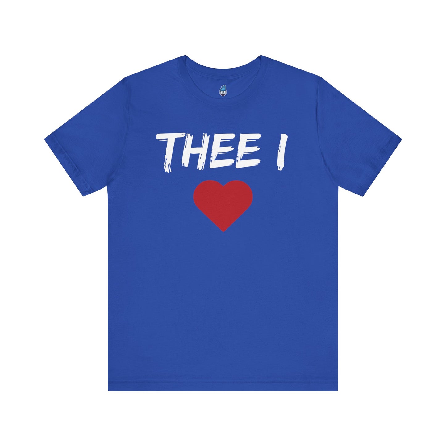 Thee I Heart Block White Men's Jersey Short Sleeve Tee Printify