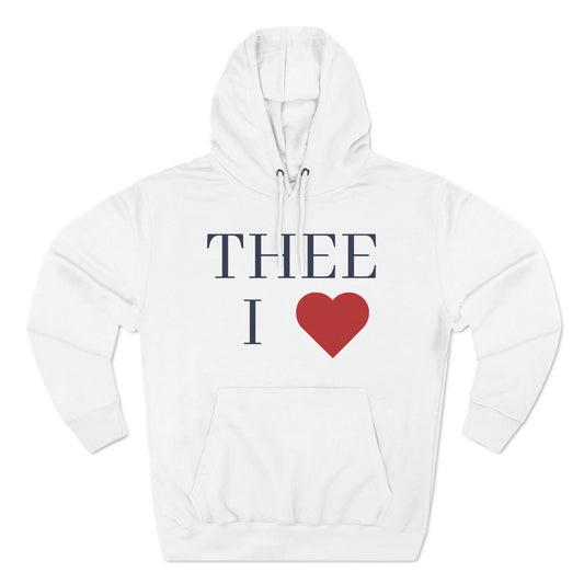 Thee I Heart Women's Navy Premium Pullover Hoodie Printify