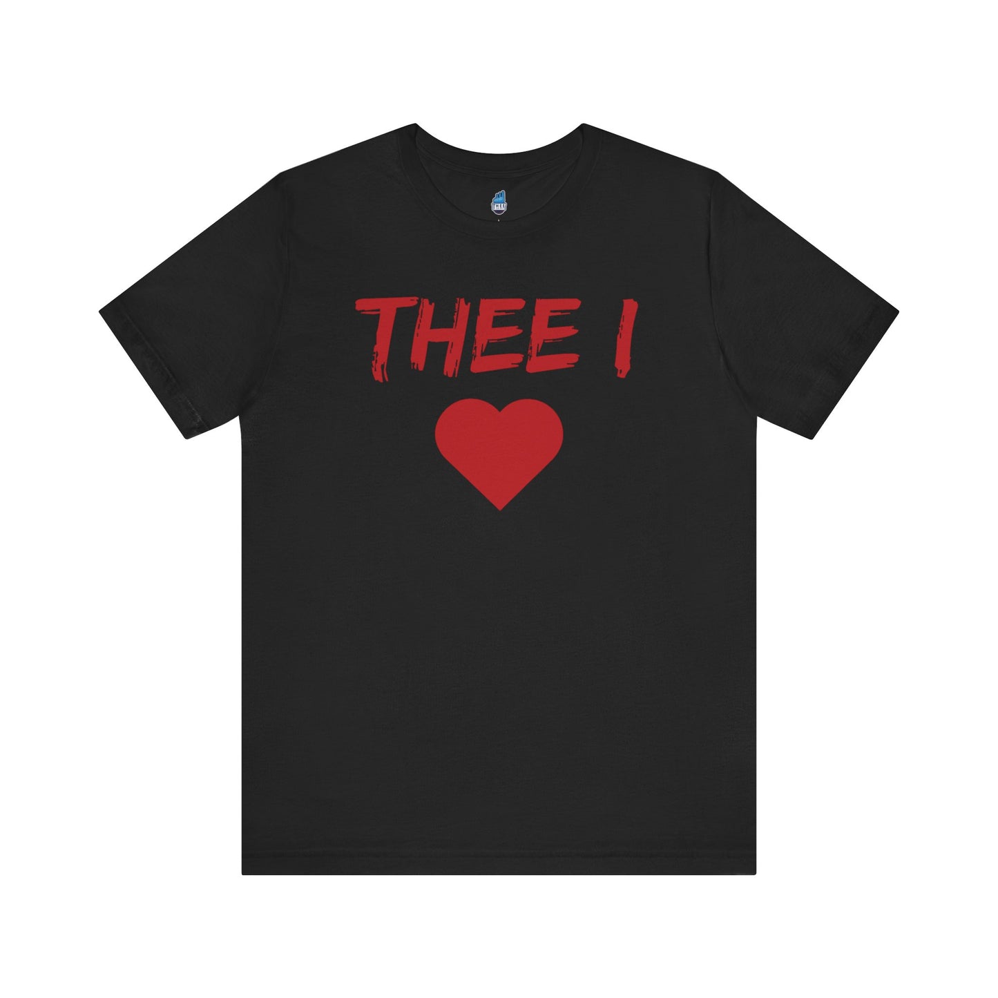 Thee I Heart Red Block Men's Jersey Short Sleeve Tee Printify