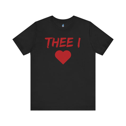 Thee I Heart Red Block Men's Jersey Short Sleeve Tee Printify