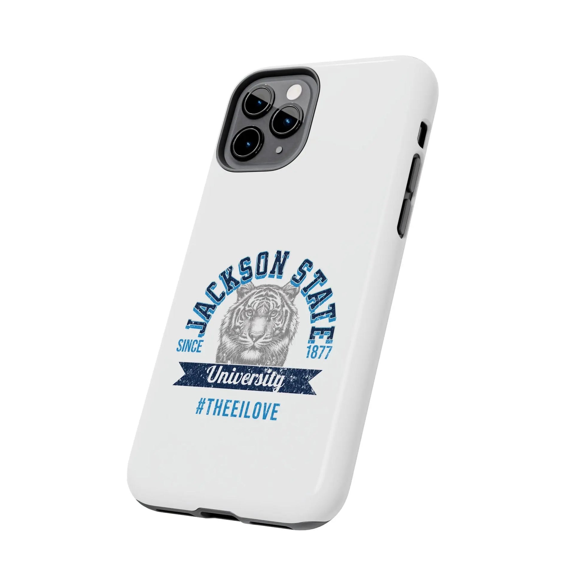 Jackson State University Thee I Love Blue - White Case Printify