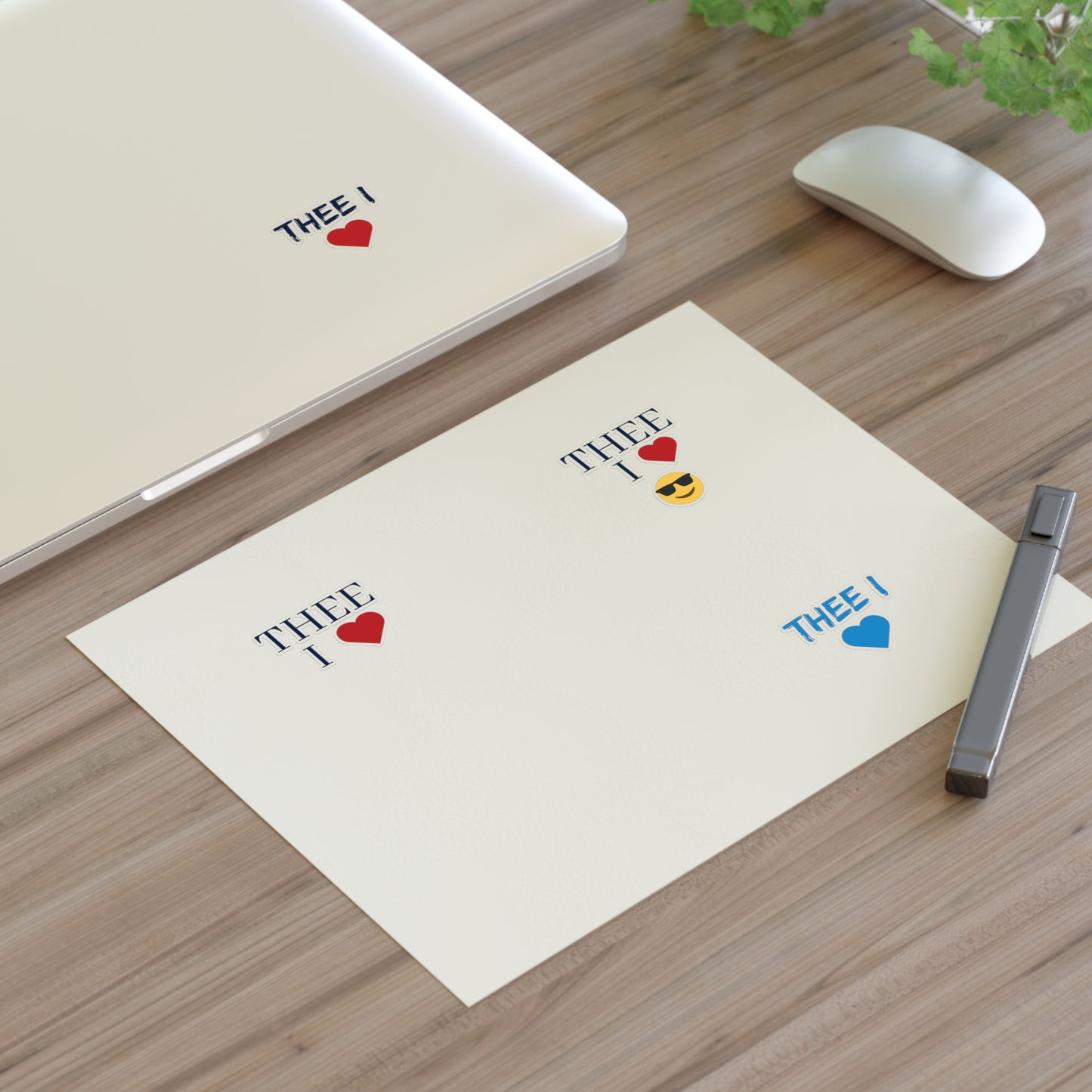 Thee I Heart Sticker Sheet Printify