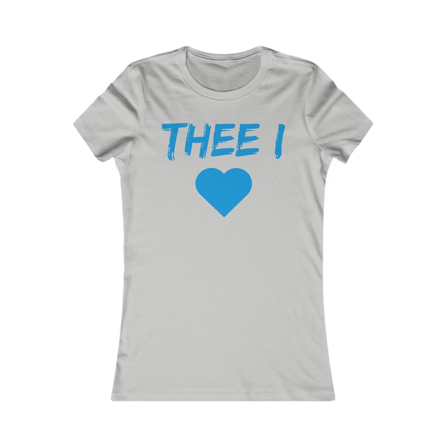 Thee I Heart Block Baby Blue Women's Favorite Tee Printify