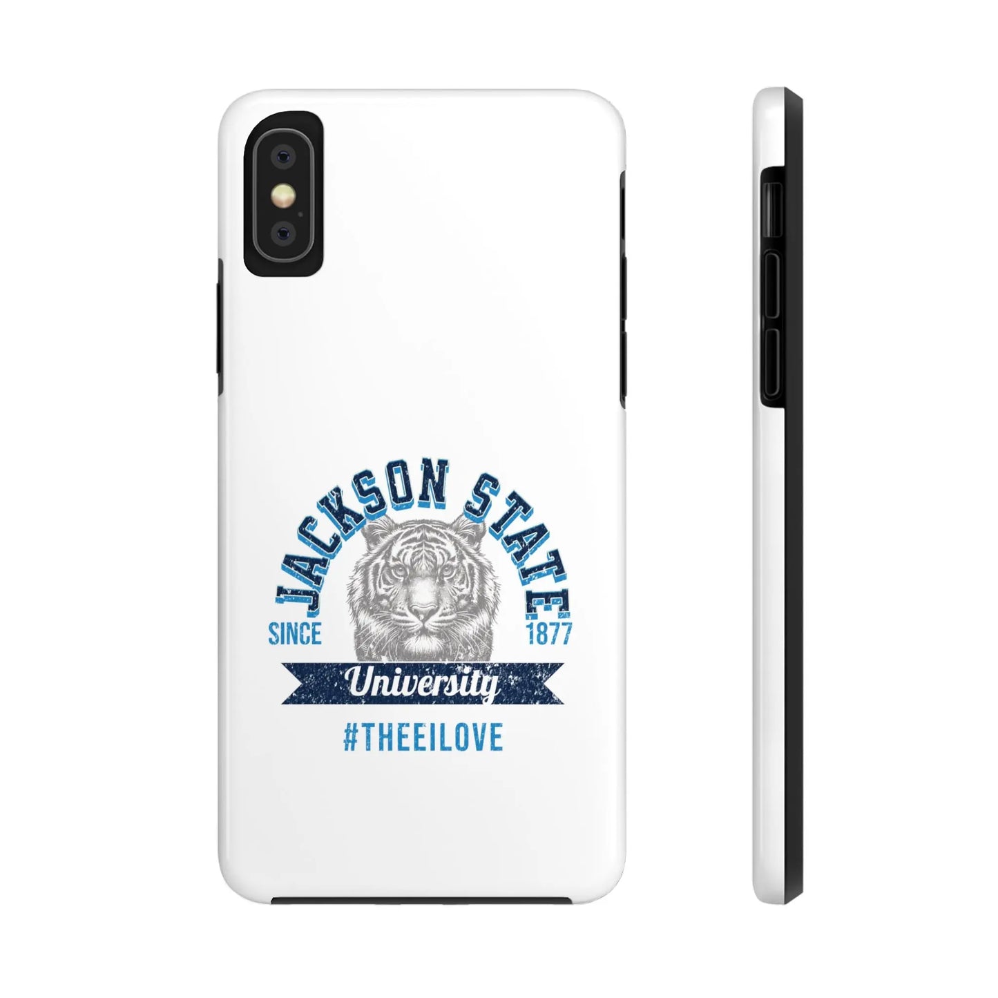 Jackson State University Thee I Love Blue - White Case Printify