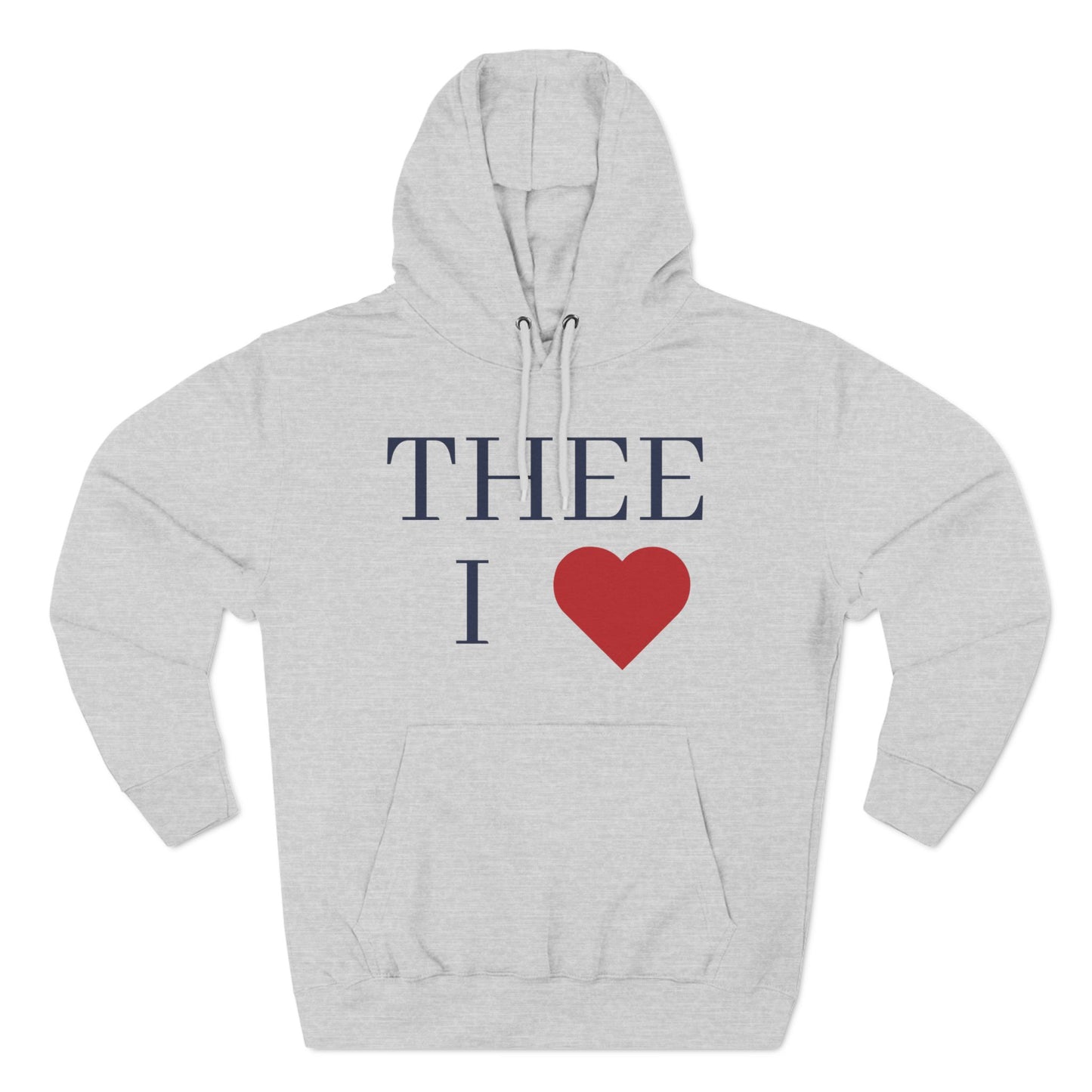 Thee I Heart Women's Navy Premium Pullover Hoodie Printify