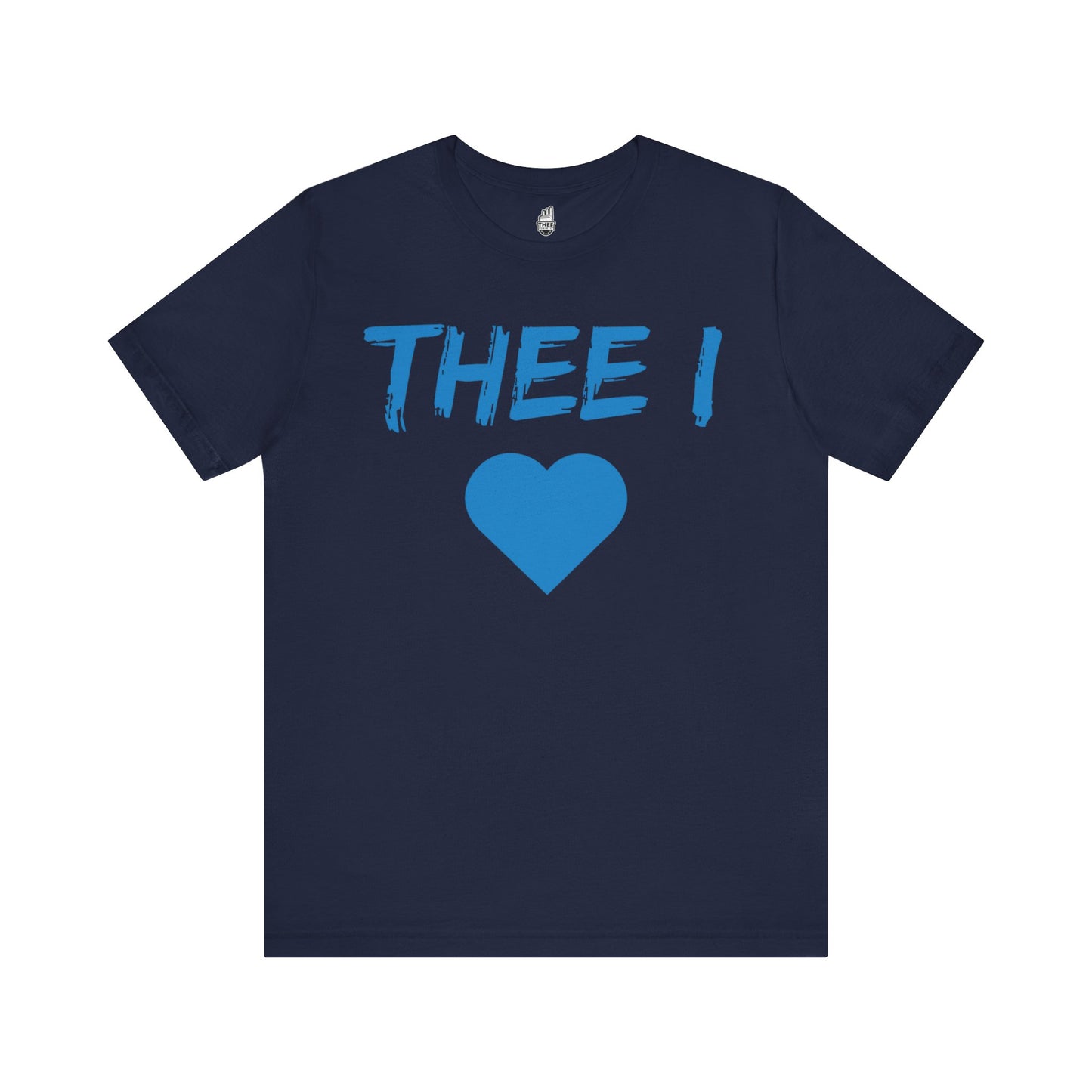 Thee I Heart Block Baby Blue Men's Jersey Short Sleeve Tee Printify