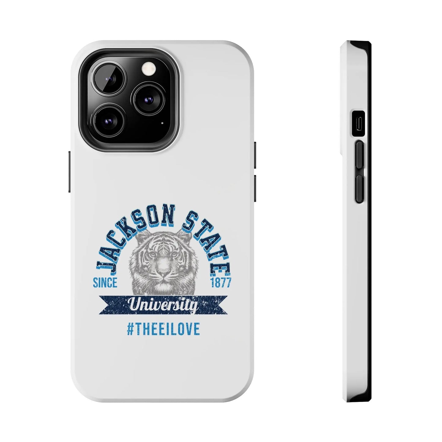 Jackson State University Thee I Love Blue - White Case Printify