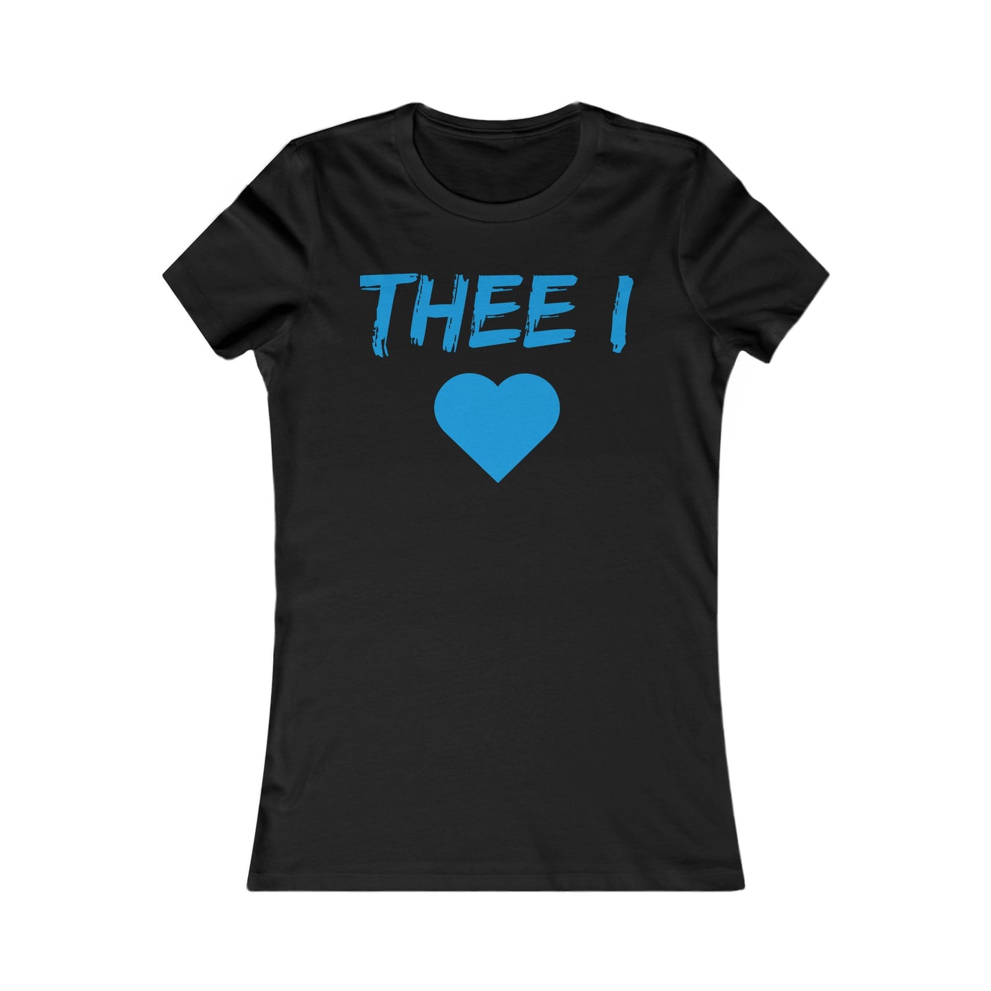 Thee I Heart Block Baby Blue Women's Favorite Tee Printify