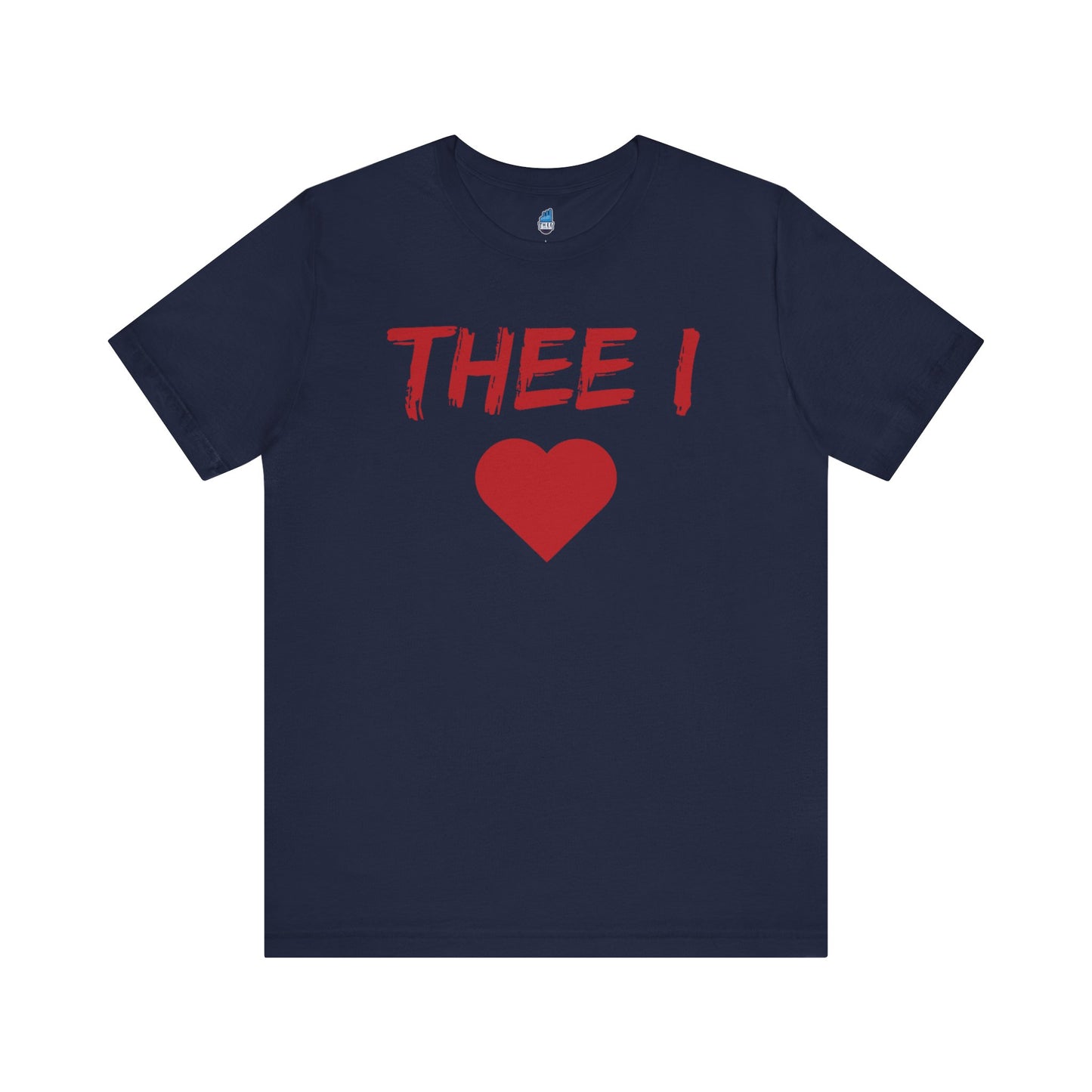 Thee I Heart Red Block Men's Jersey Short Sleeve Tee Printify