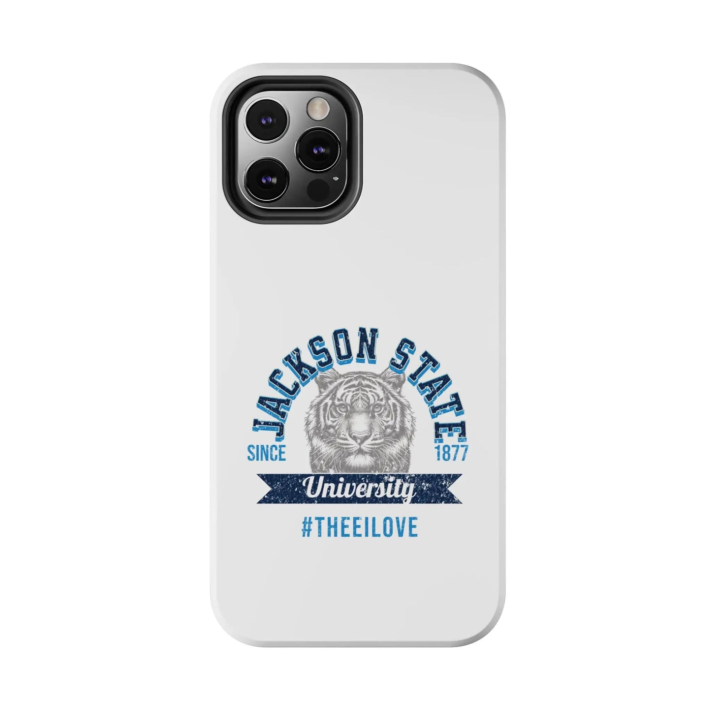 Jackson State University Thee I Love Blue - White Case Printify