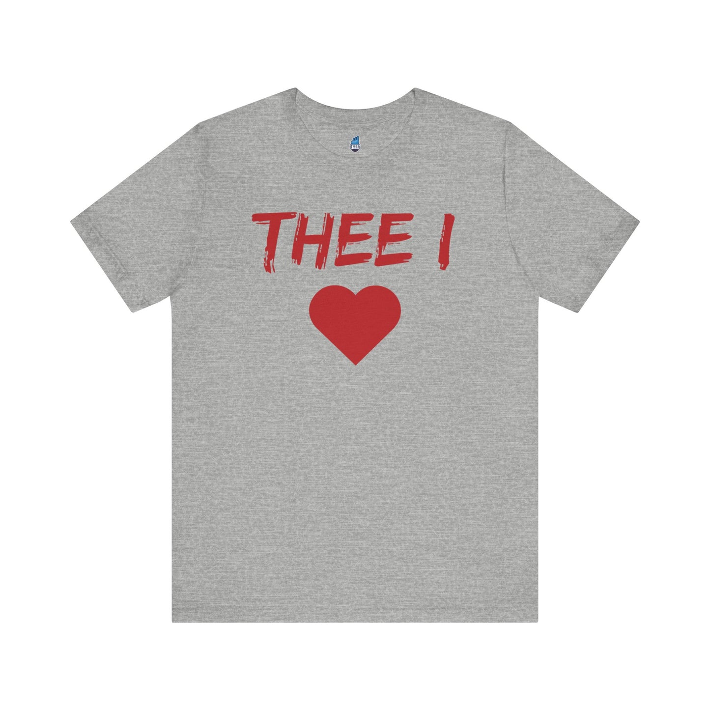 Thee I Heart Red Block Men's Jersey Short Sleeve Tee Printify