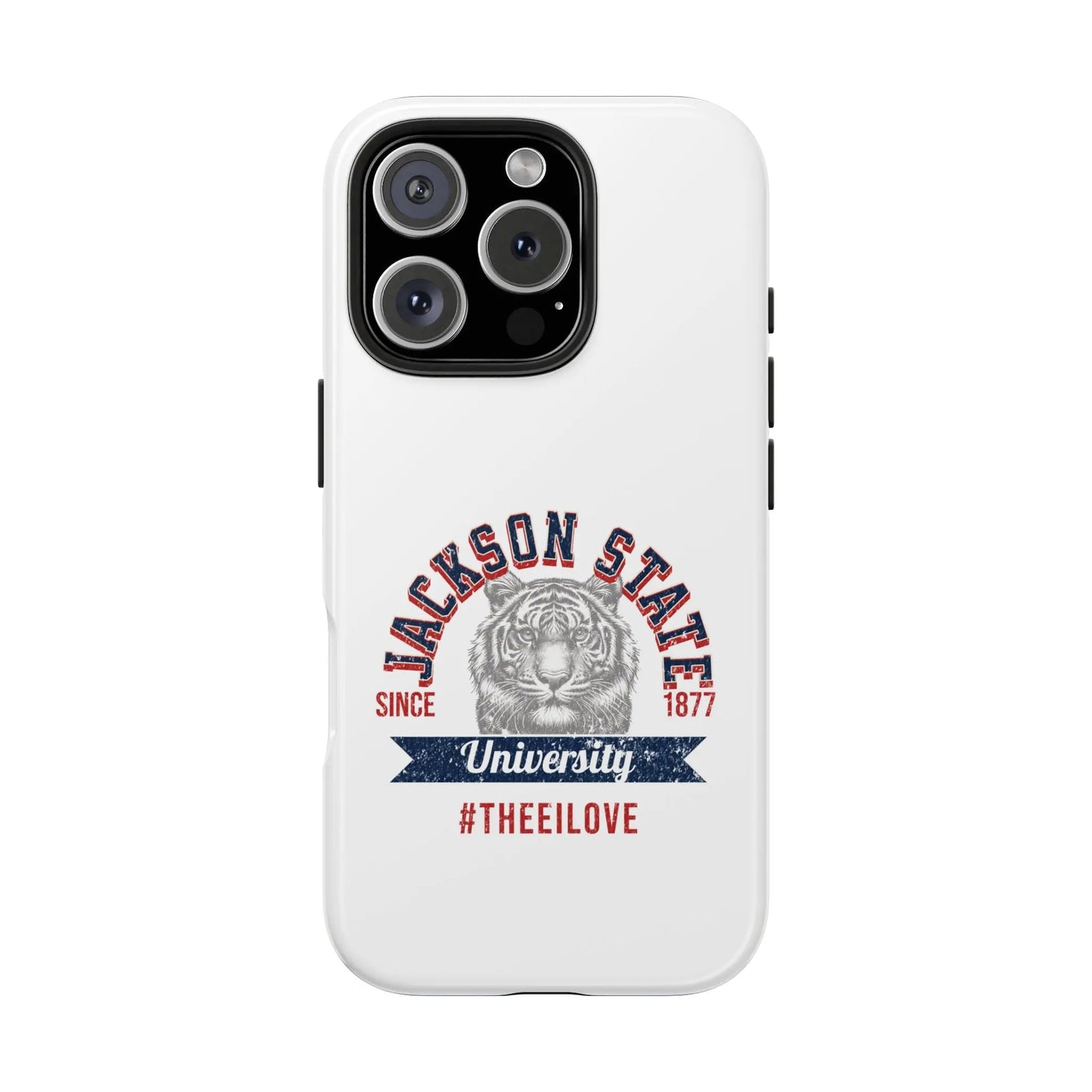 Jackson State University Thee I Love Red - White Case Printify