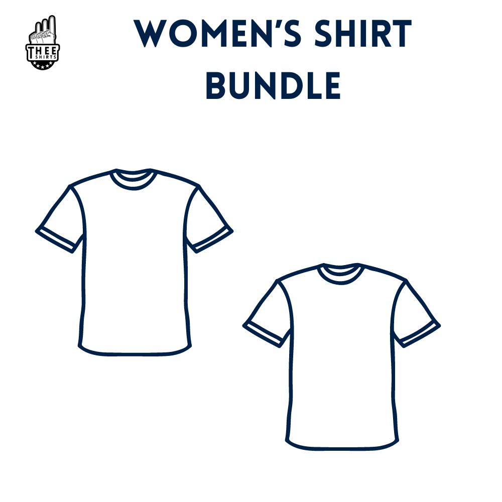 JSU This JSU That White/Thee I ❤️ Navy Women's T Shirt Bundle Thee Shirts