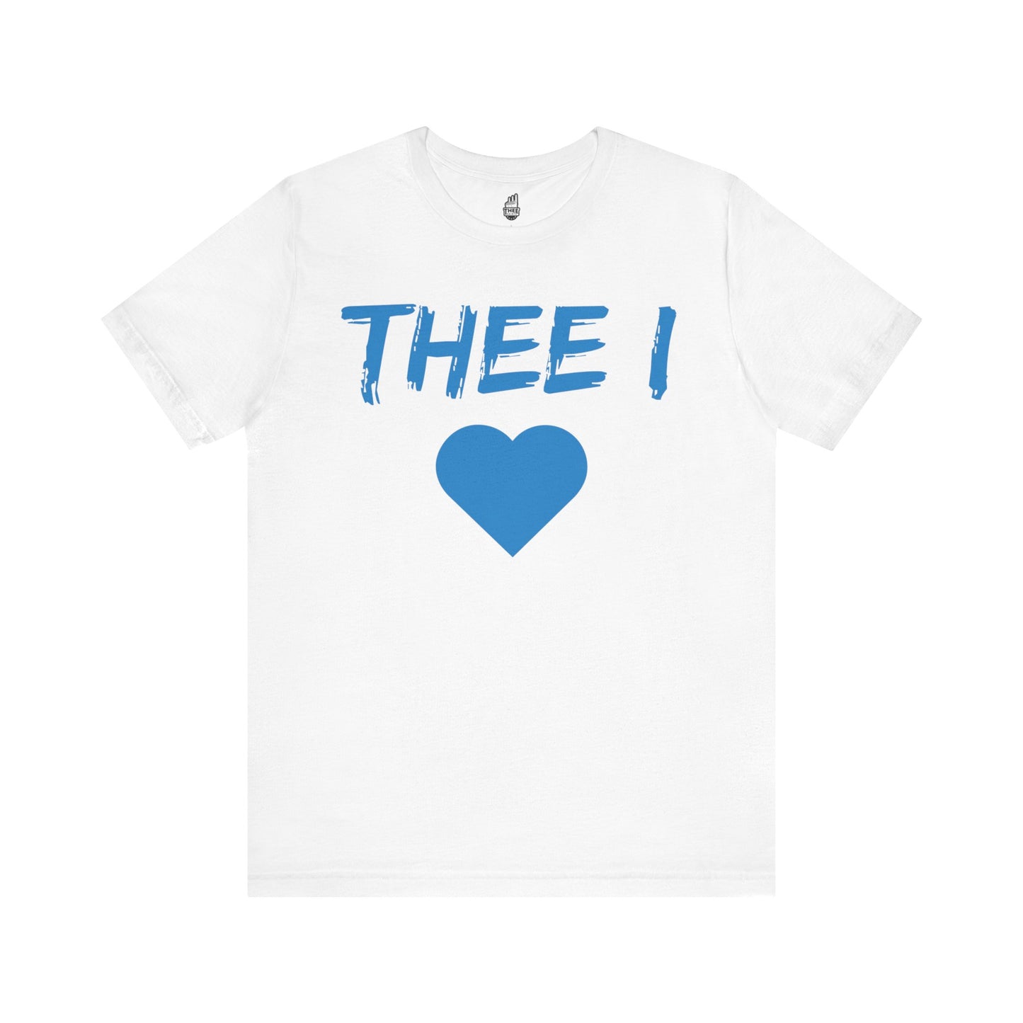 Thee I Heart Block Baby Blue Men's Jersey Short Sleeve Tee Printify