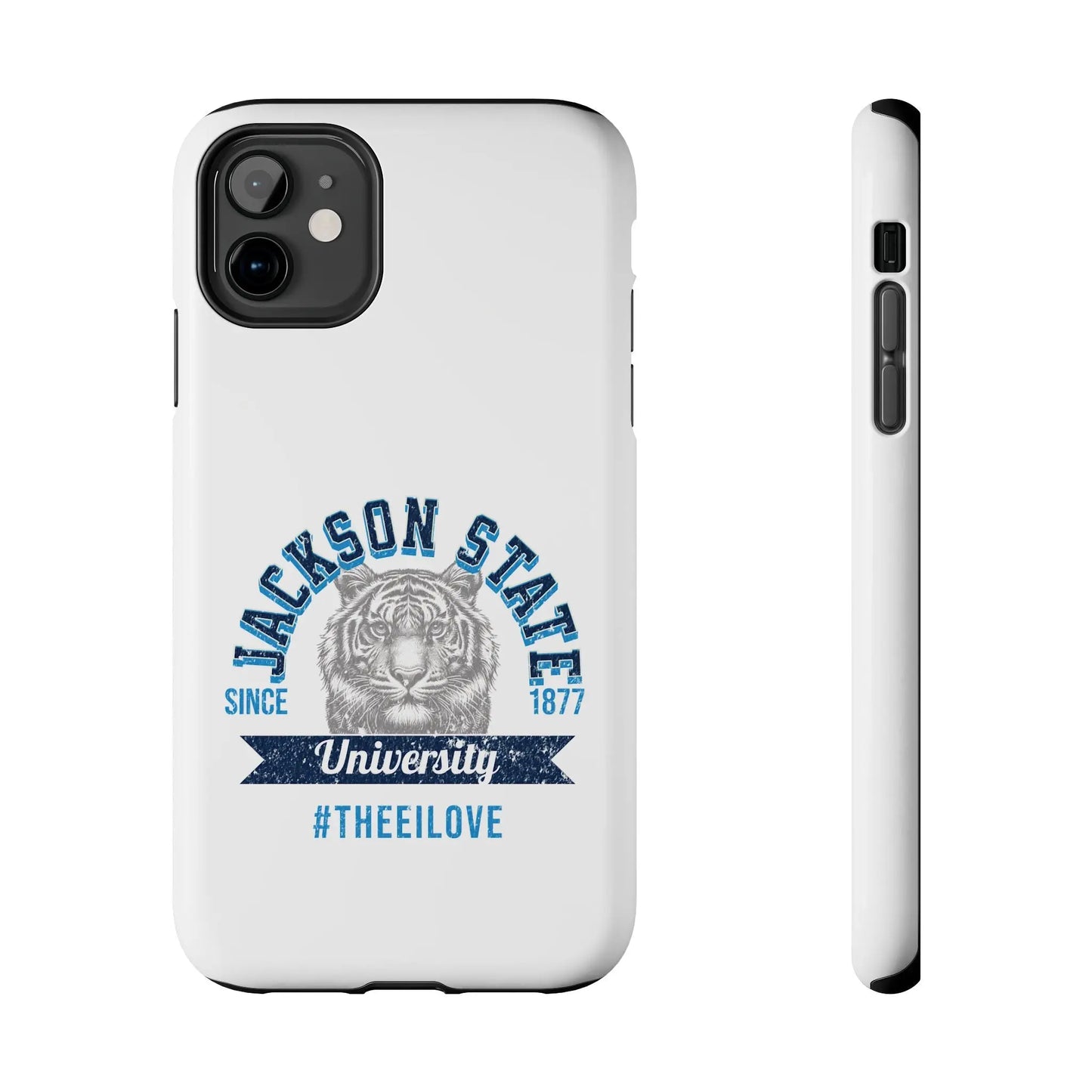 Jackson State University Thee I Love Blue - White Case Printify