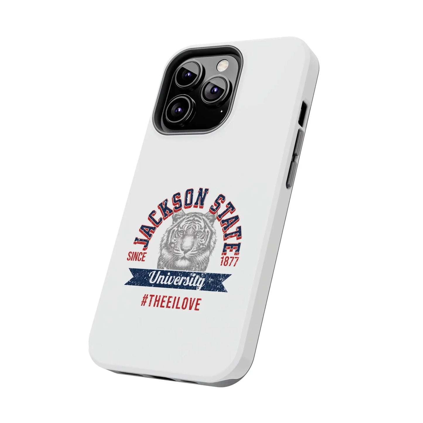 Jackson State University Thee I Love Red - White Case Printify