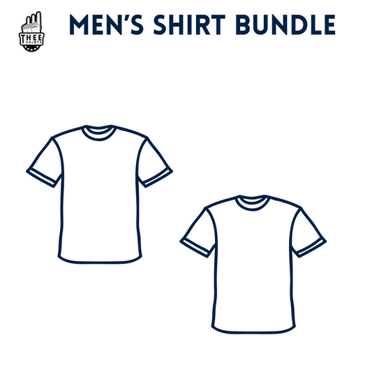 JSU This JSU That Grey/Thee I ❤️ Navy Men's V Neck T Shirt Bundle Thee Shirts