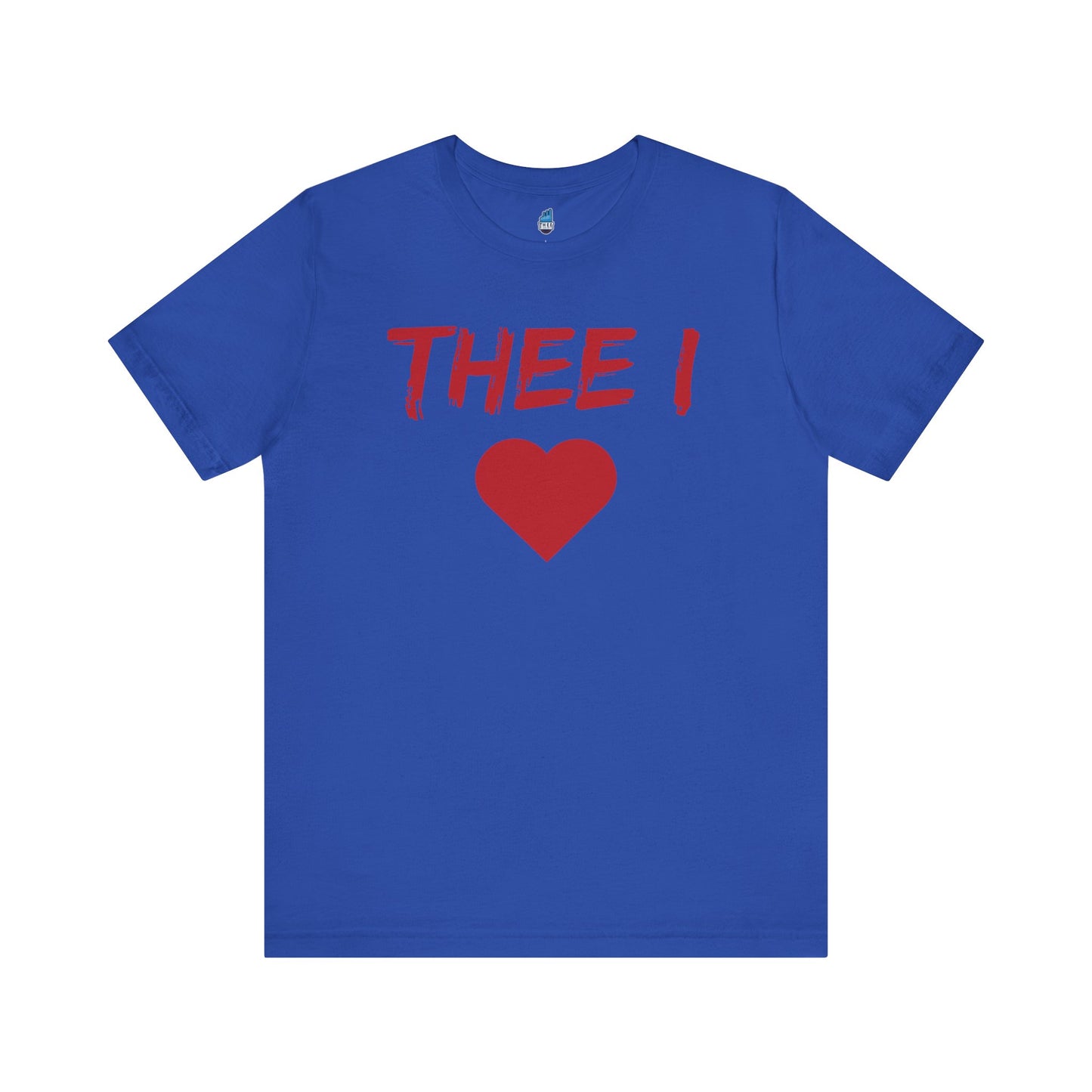 Thee I Heart Red Block Men's Jersey Short Sleeve Tee Printify