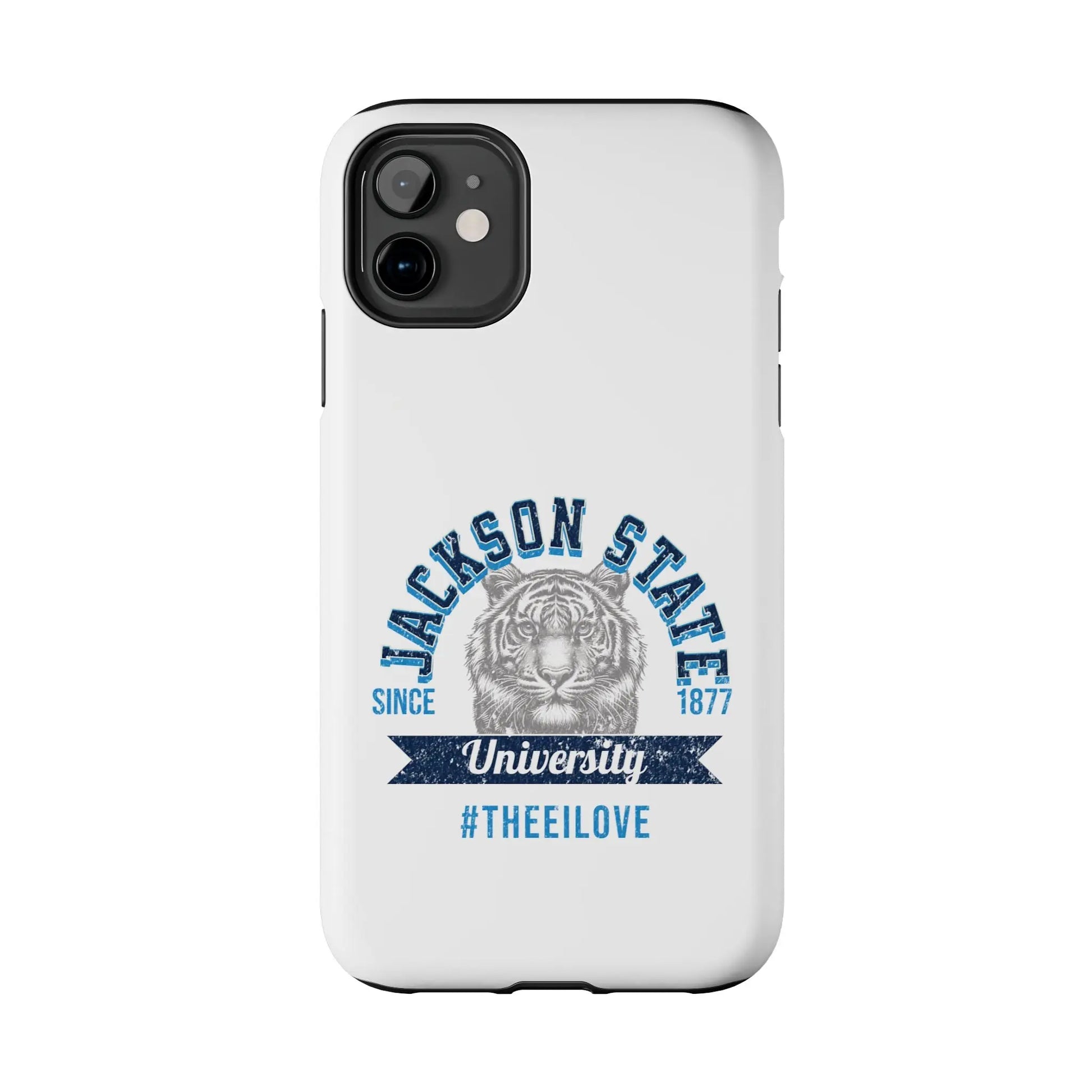 Jackson State University Thee I Love Blue - White Case Printify