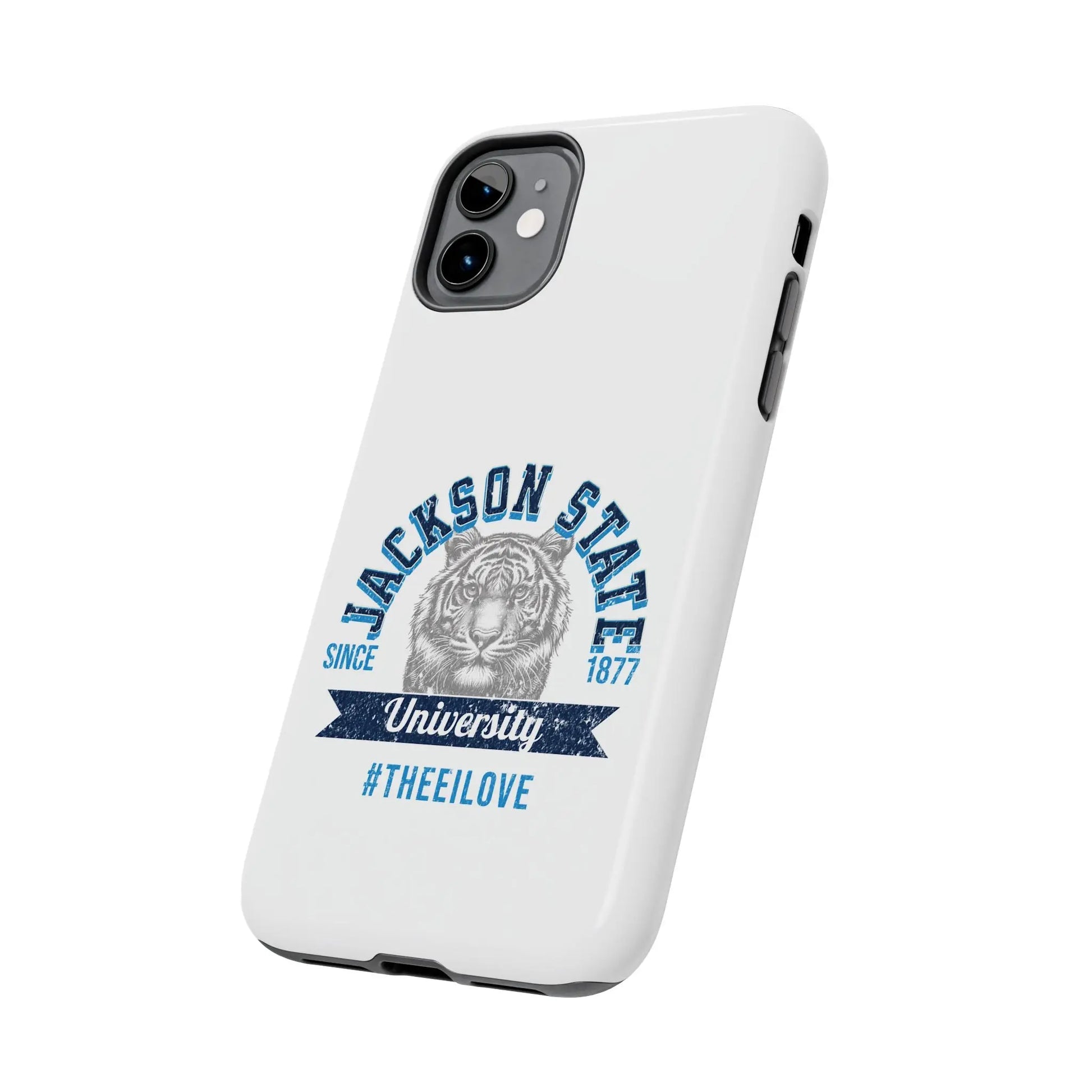 Jackson State University Thee I Love Blue - White Case Printify