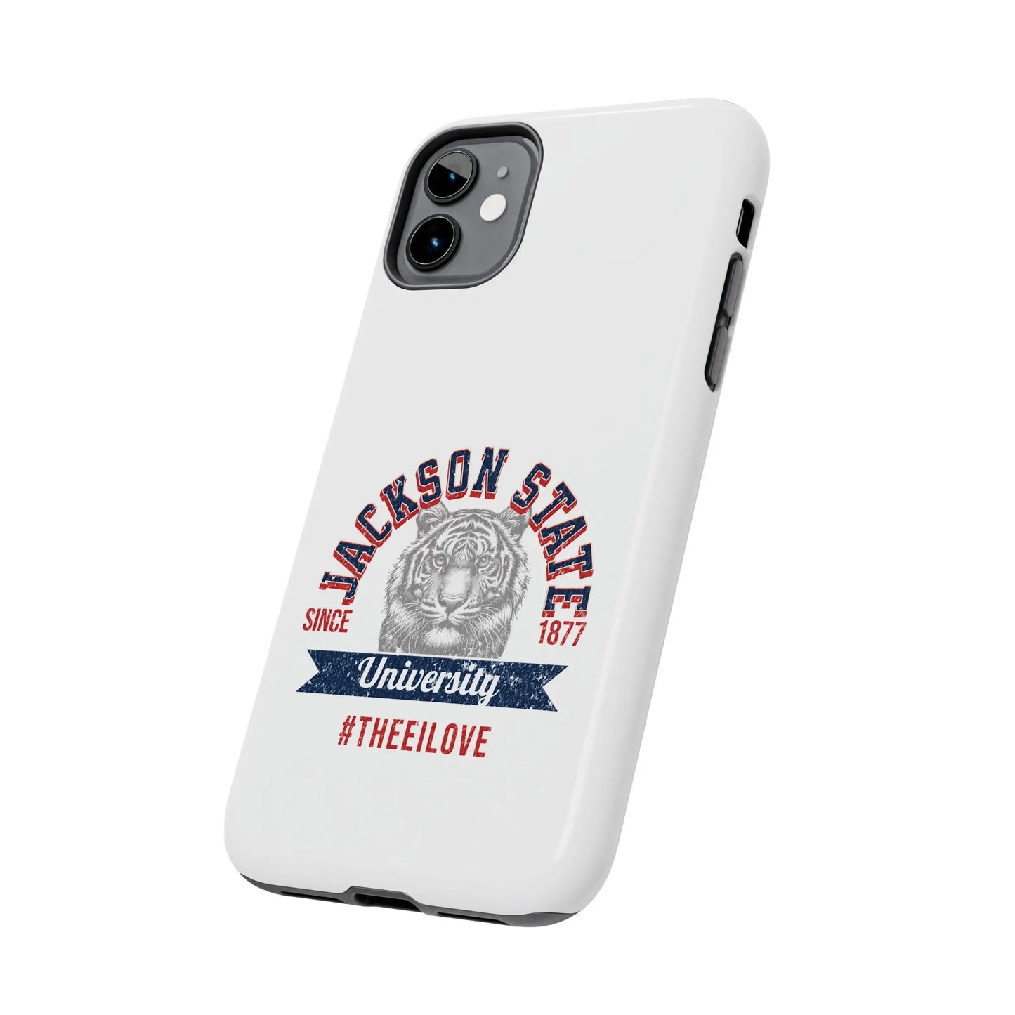 Jackson State University Thee I Love Red - White Case Printify