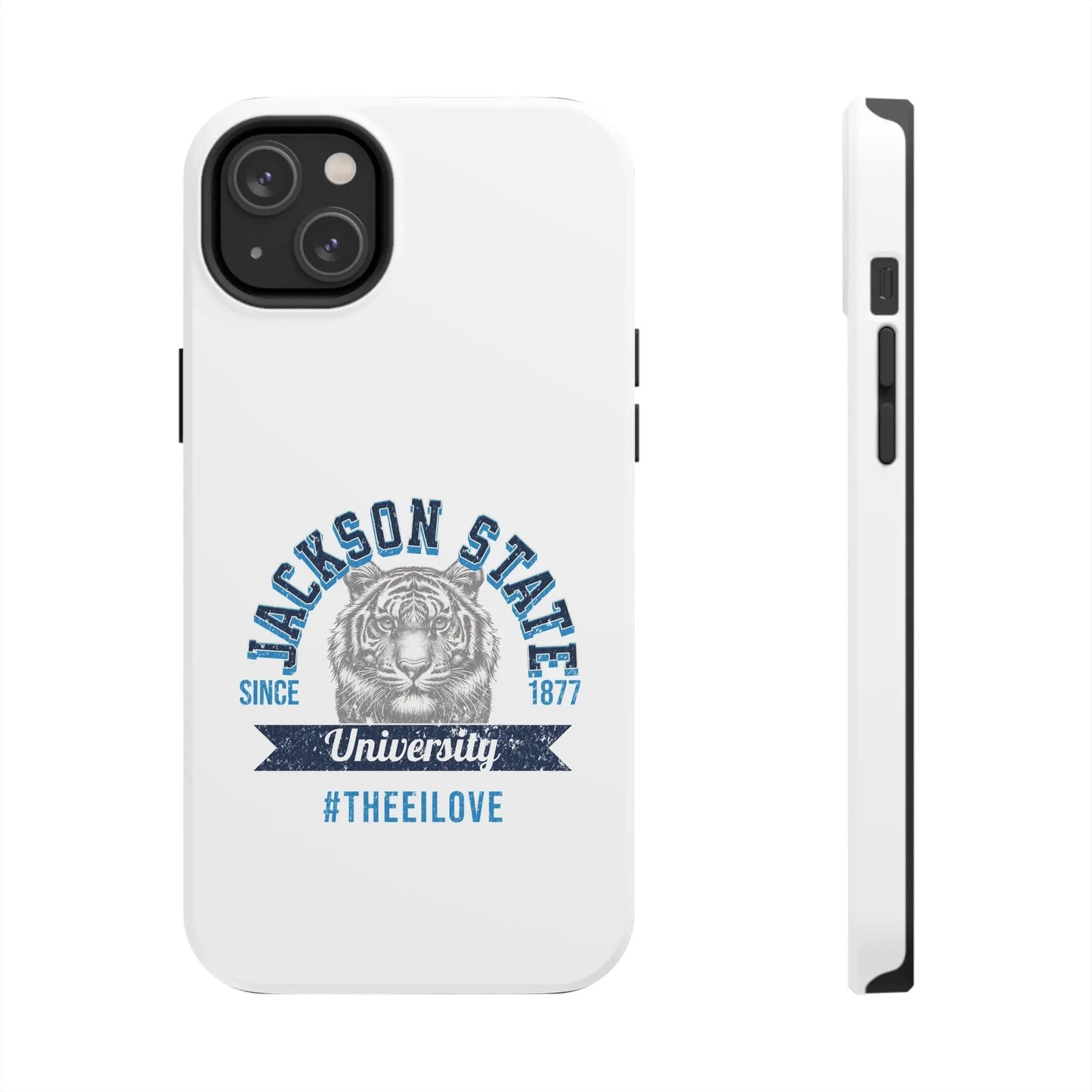 Jackson State University Thee I Love Blue - White Case Printify