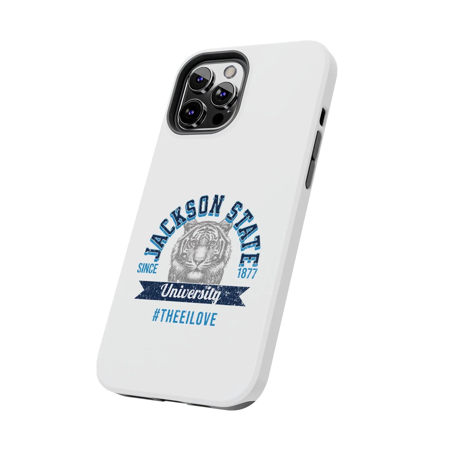 Jackson State University Thee I Love Blue - White Case Printify