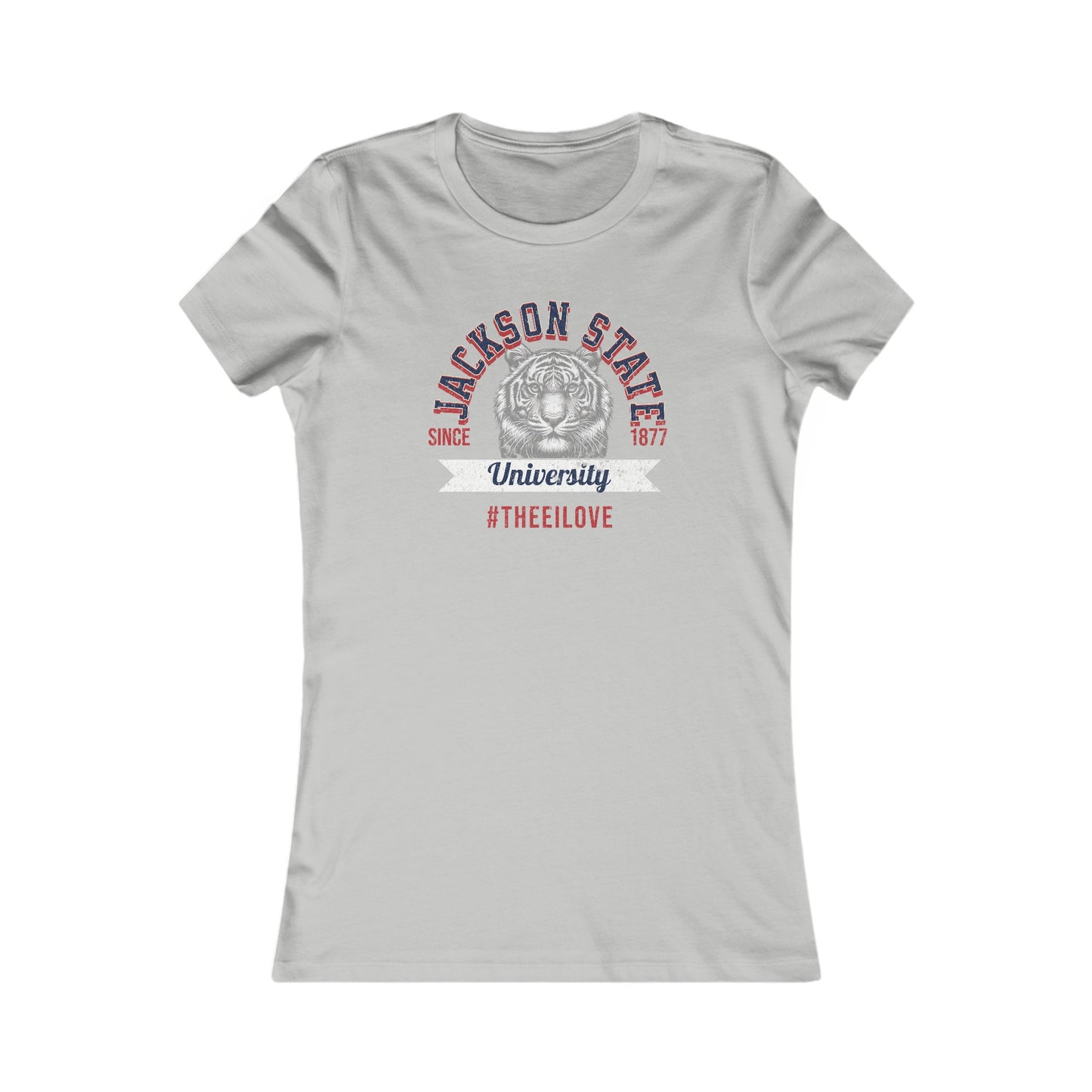 Jackson State University Thee I Love Women's White Favorite Tee Printify