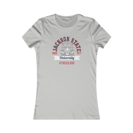 Jackson State University Thee I Love Women's White Favorite Tee Printify