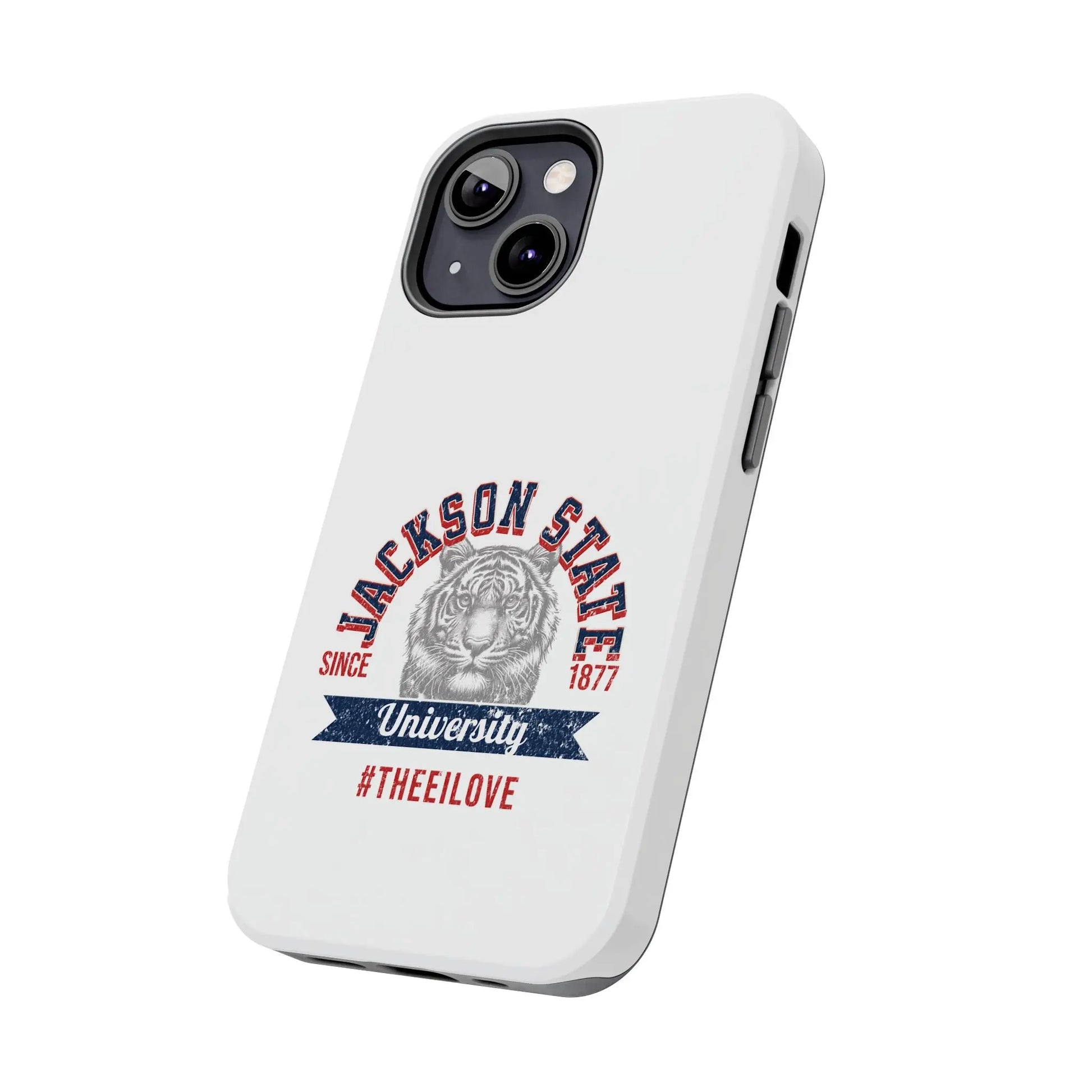 Jackson State University Thee I Love Red - White Case Printify