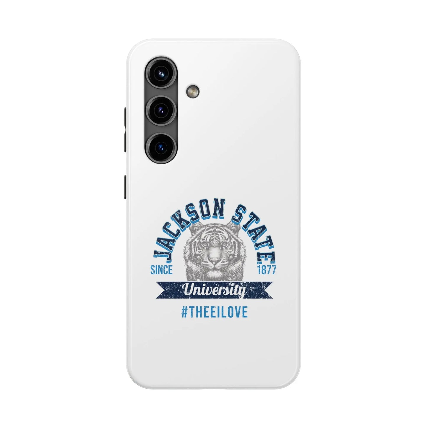 Jackson State University Thee I Love Blue - White Case Printify