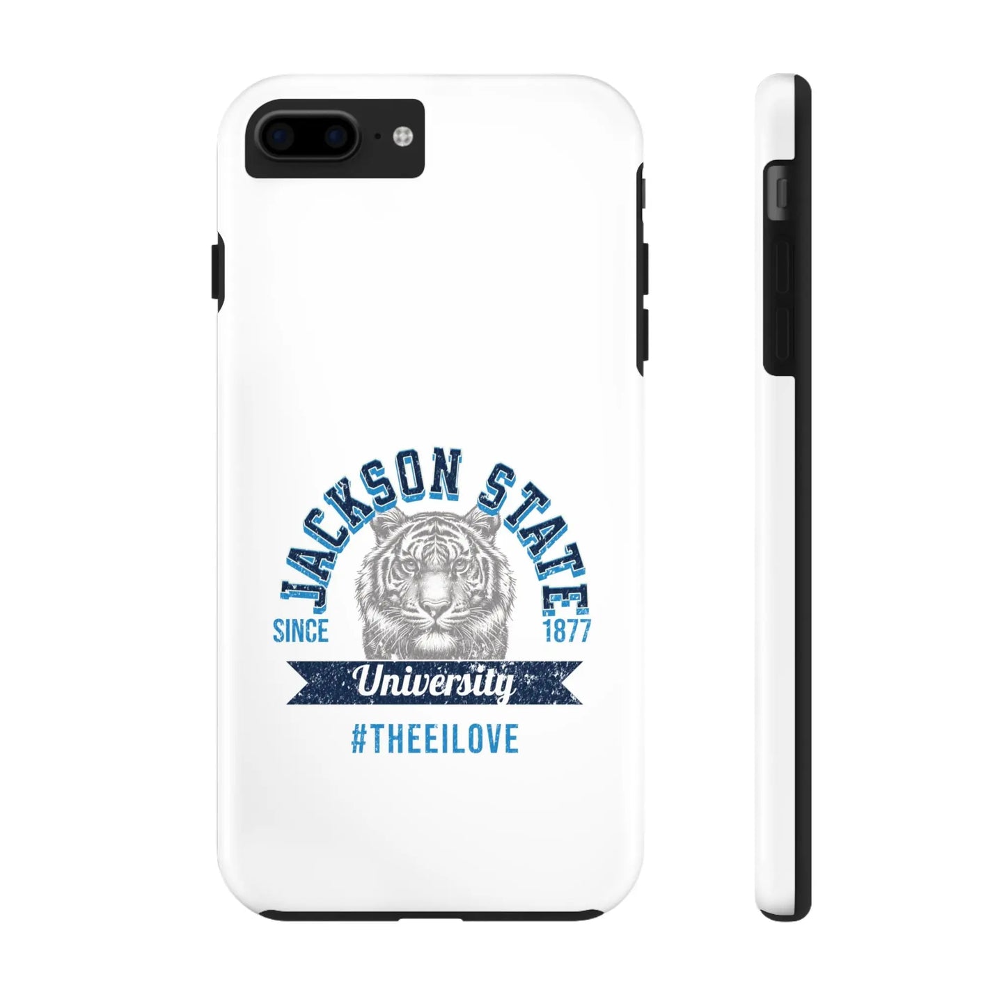 Jackson State University Thee I Love Blue - White Case Printify