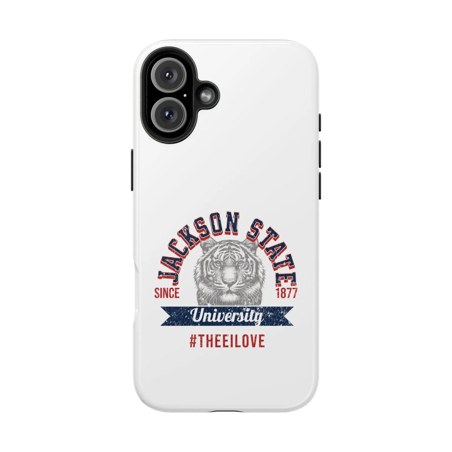 Jackson State University Thee I Love Red - White Case Printify